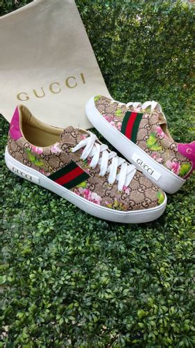 tenis gucci mujer flores|Tenis Gucci para mujer .